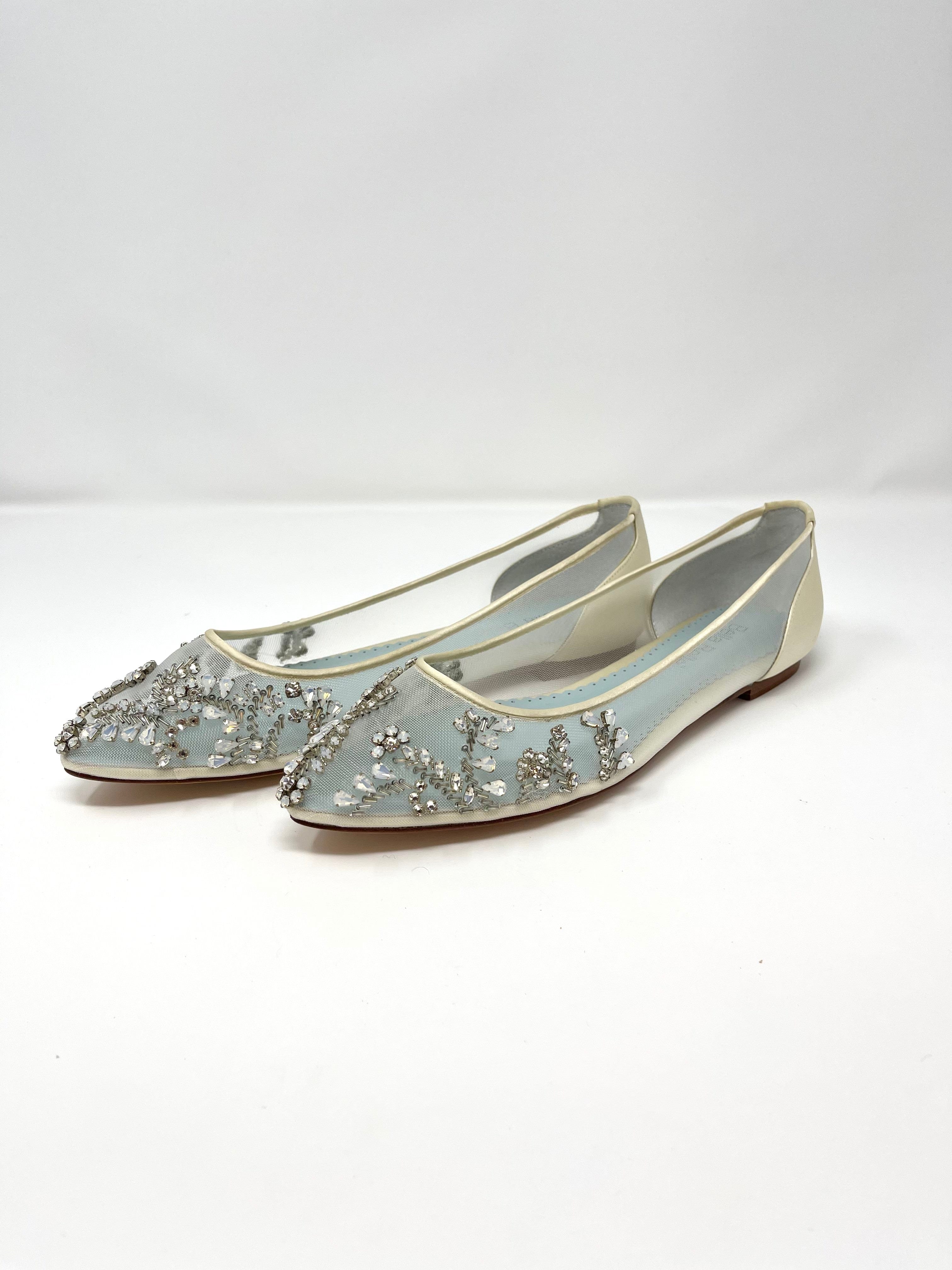 Bella Belle Willow Women's Wedding Shoes Size 7.5 - Elegant Bridal Heels for Weddings, Prom & Special Occasions
