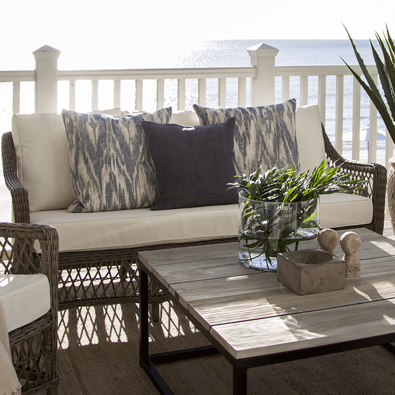 Artwood Marbella Outdoor Sofa Set - Vintage Style Patio Furniture for Garden, Backyard, Poolside & Porch Relaxation