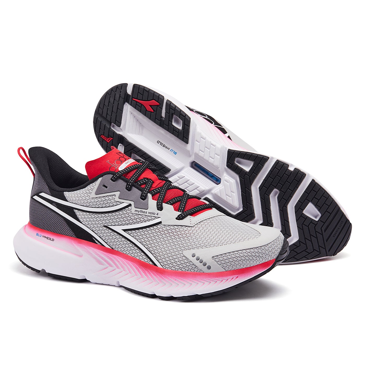 Men's Mythos Blushield Volo 4 Running Shoes - Lightweight & Breathable for Marathon Training & Daily Jogging