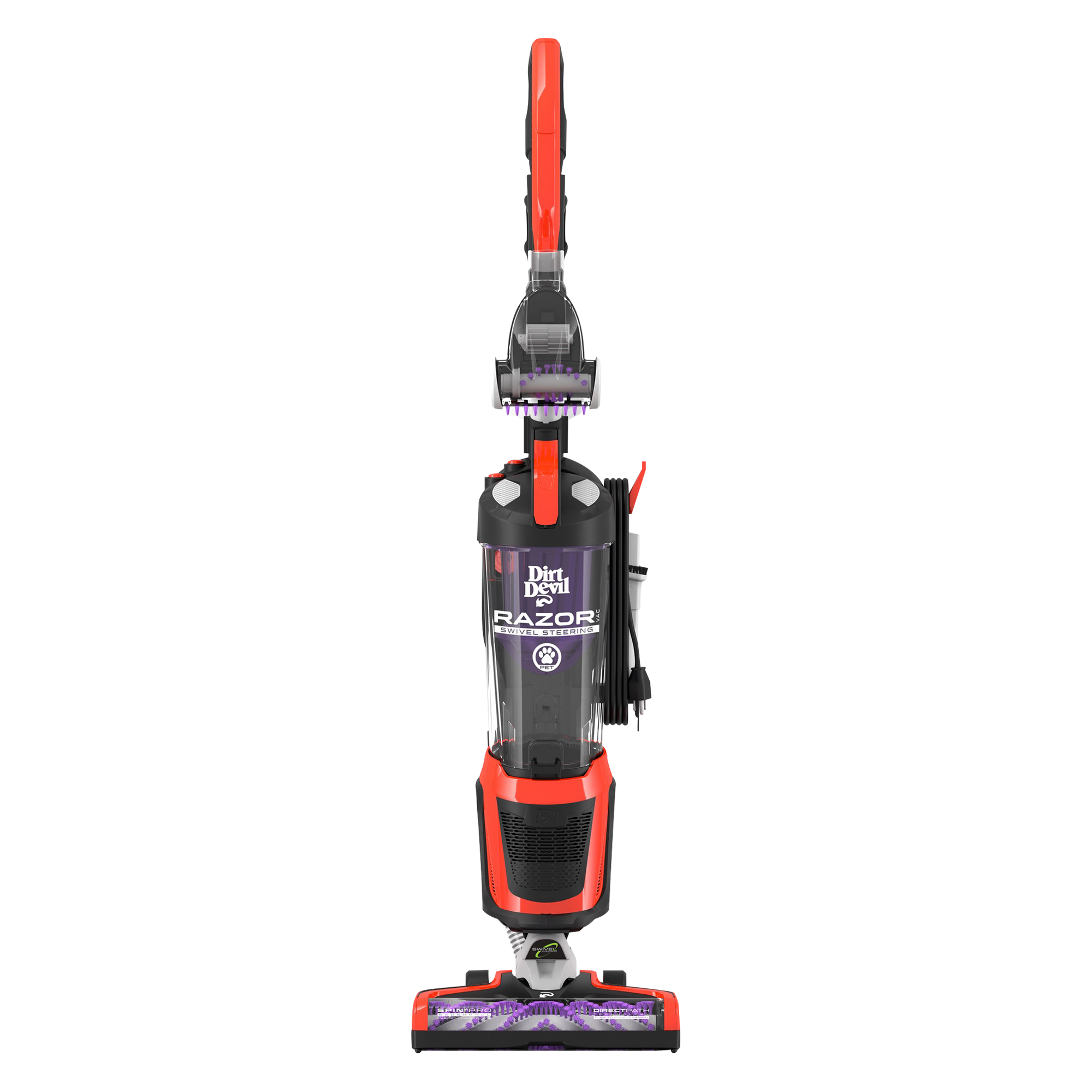 Razor Pet Upright Vacuum Cleaner for Dog & Cat Hair - Powerful Corded Pet Hair Vacuum for Hardwood Floors & Carpets - Perfect for Pet Owners & Allergy Sufferers