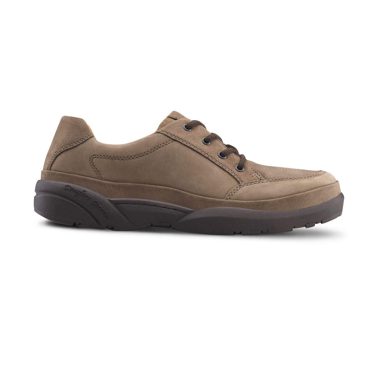 Dr. Comfort Justin Men's Therapeutic Diabetic Extra Depth Shoes - Leather Lace-Up Design for Foot Pain Relief & Swelling - Ideal for Daily Wear, Walking & Diabetic Foot Care