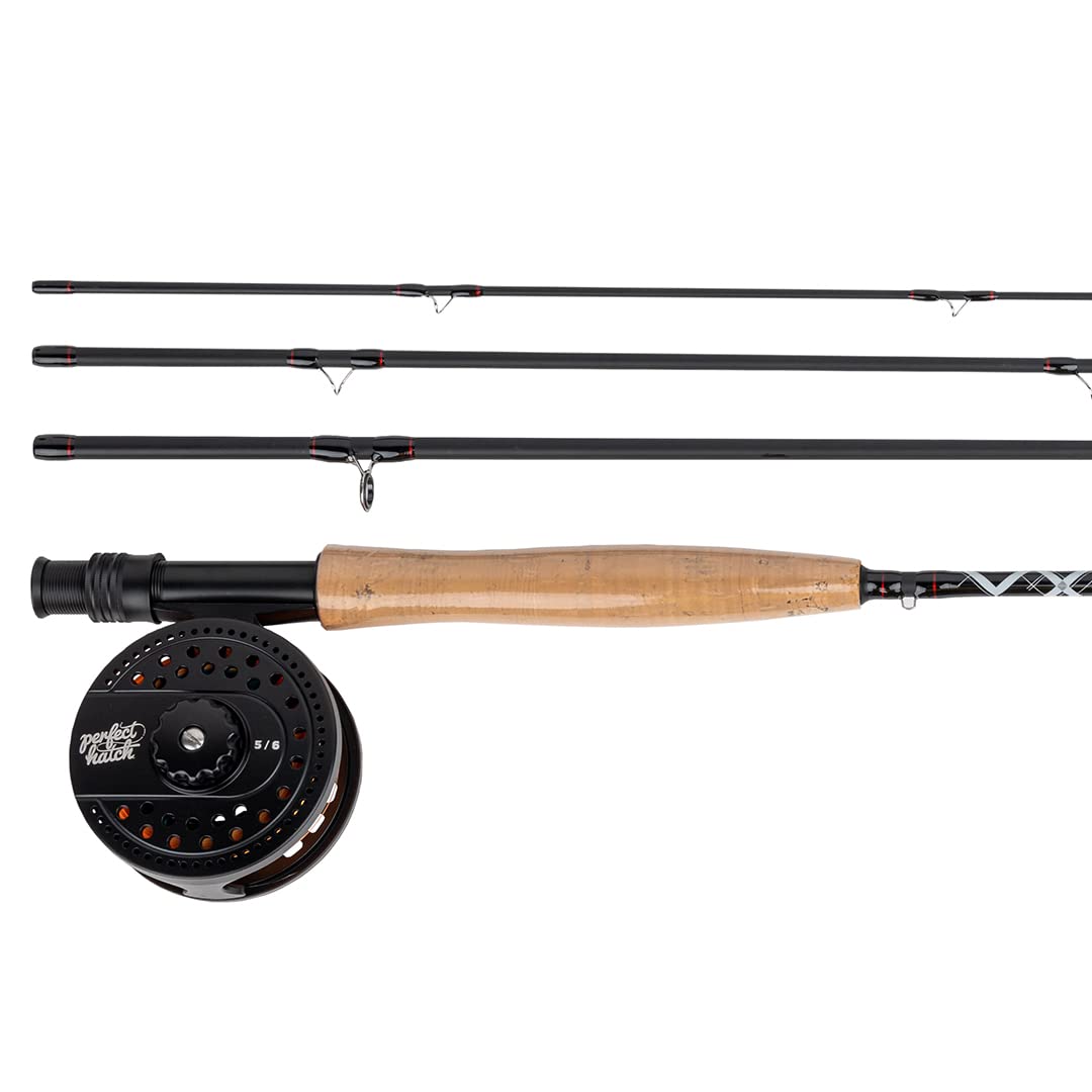 Premium Fly Fishing Kit - Complete Starter Set with Rod, Reel, Line & Accessories for Beginners | Perfect for Trout, Bass & Freshwater Fishing