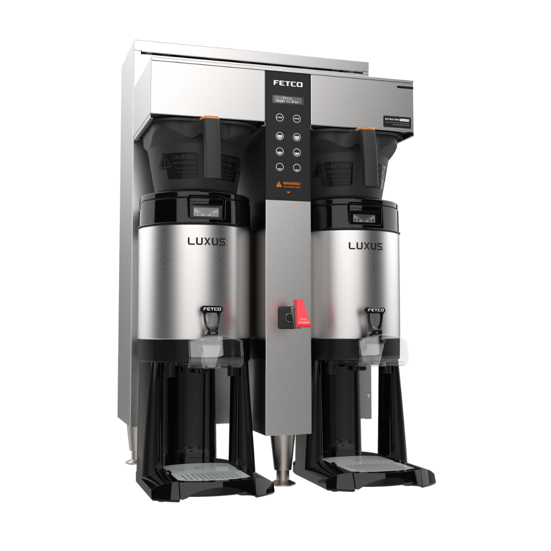 FETCO CBS 1252 Plus Series Commercial Twin Station Coffee Brewer - High Capacity Coffee Machine for Offices, Restaurants & Cafes