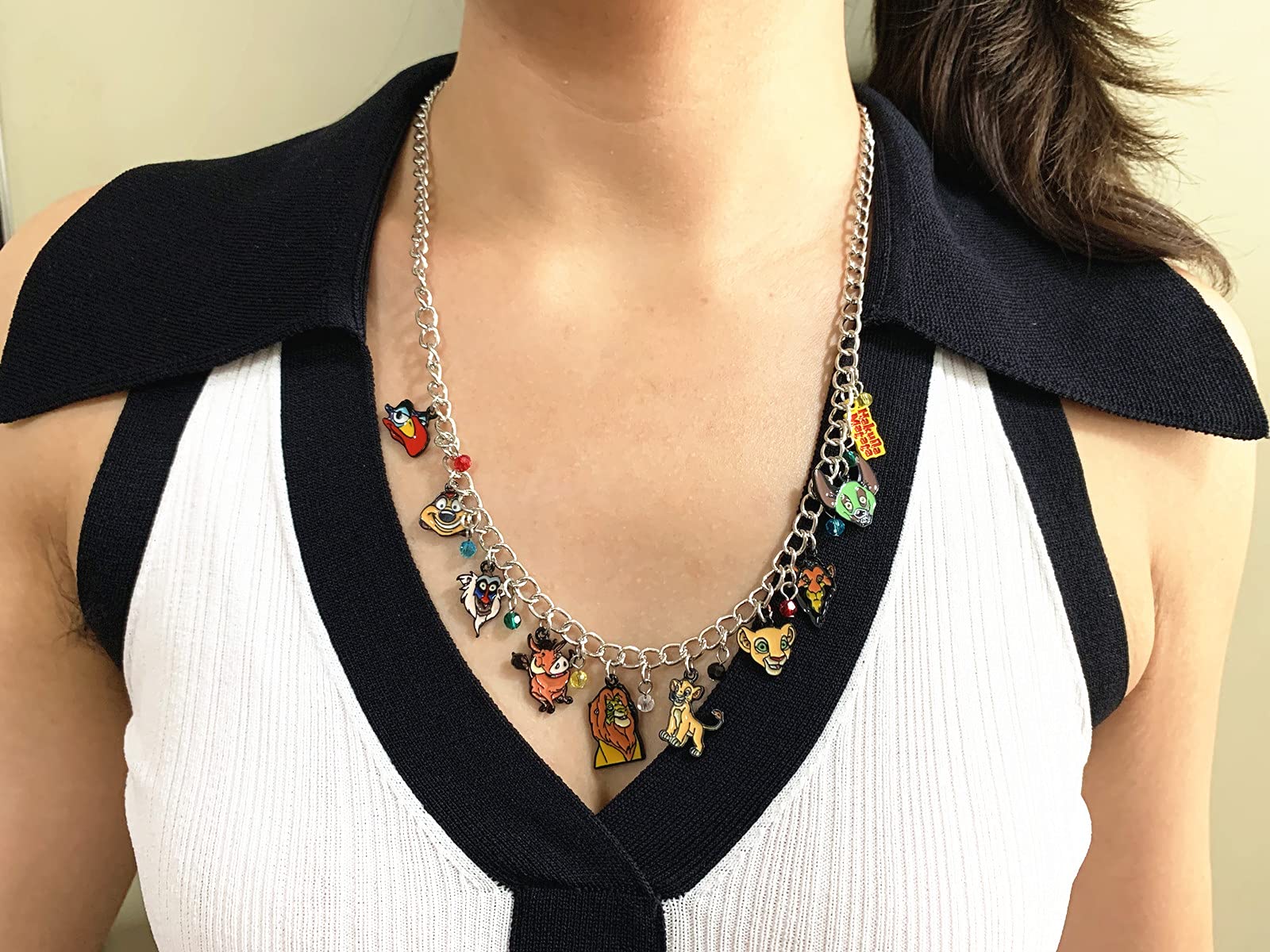 Anime Cartoon Charm Necklace for Women - Cute Kawaii Jewelry Gift for Girlfriend, Wife, Daughter - Perfect for Cosplay, Birthday, Valentine's Day Gifts
