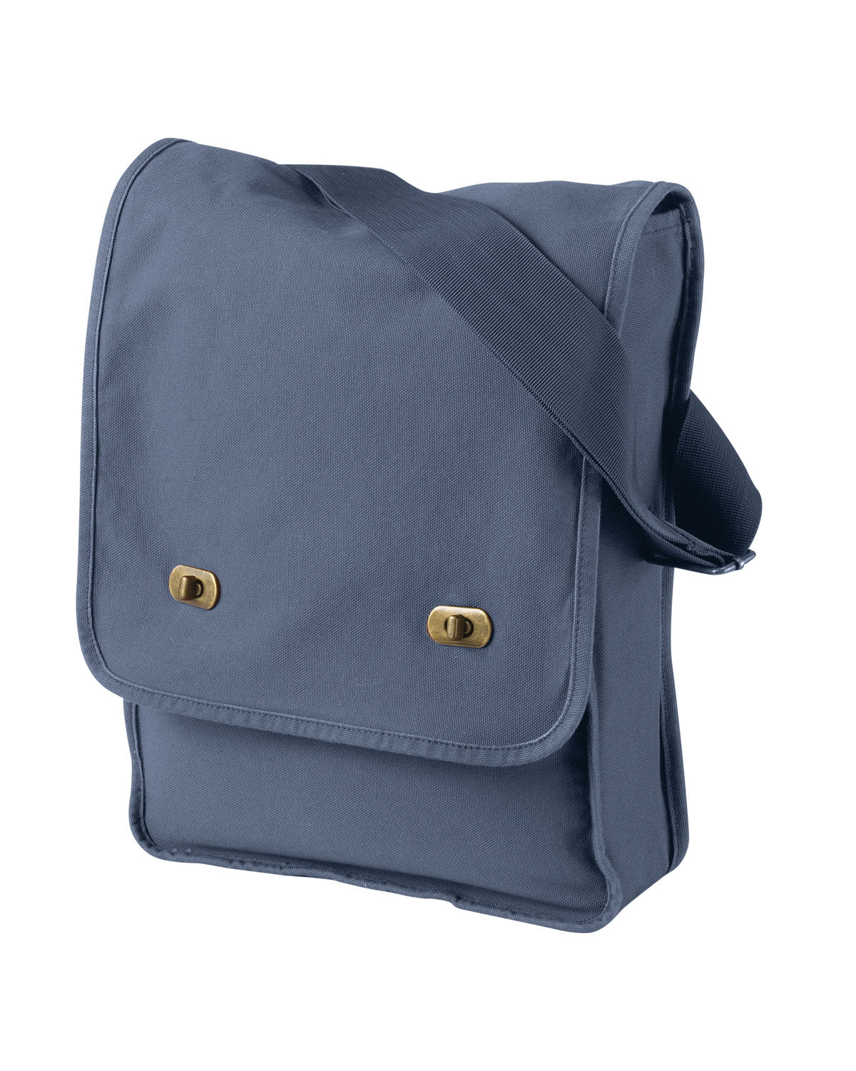Authentic 1902 Pigment Dyed Canvas Field Bag - Vintage Style Durable Crossbody Messenger Bag for Outdoor Hiking, Travel & Daily Commute