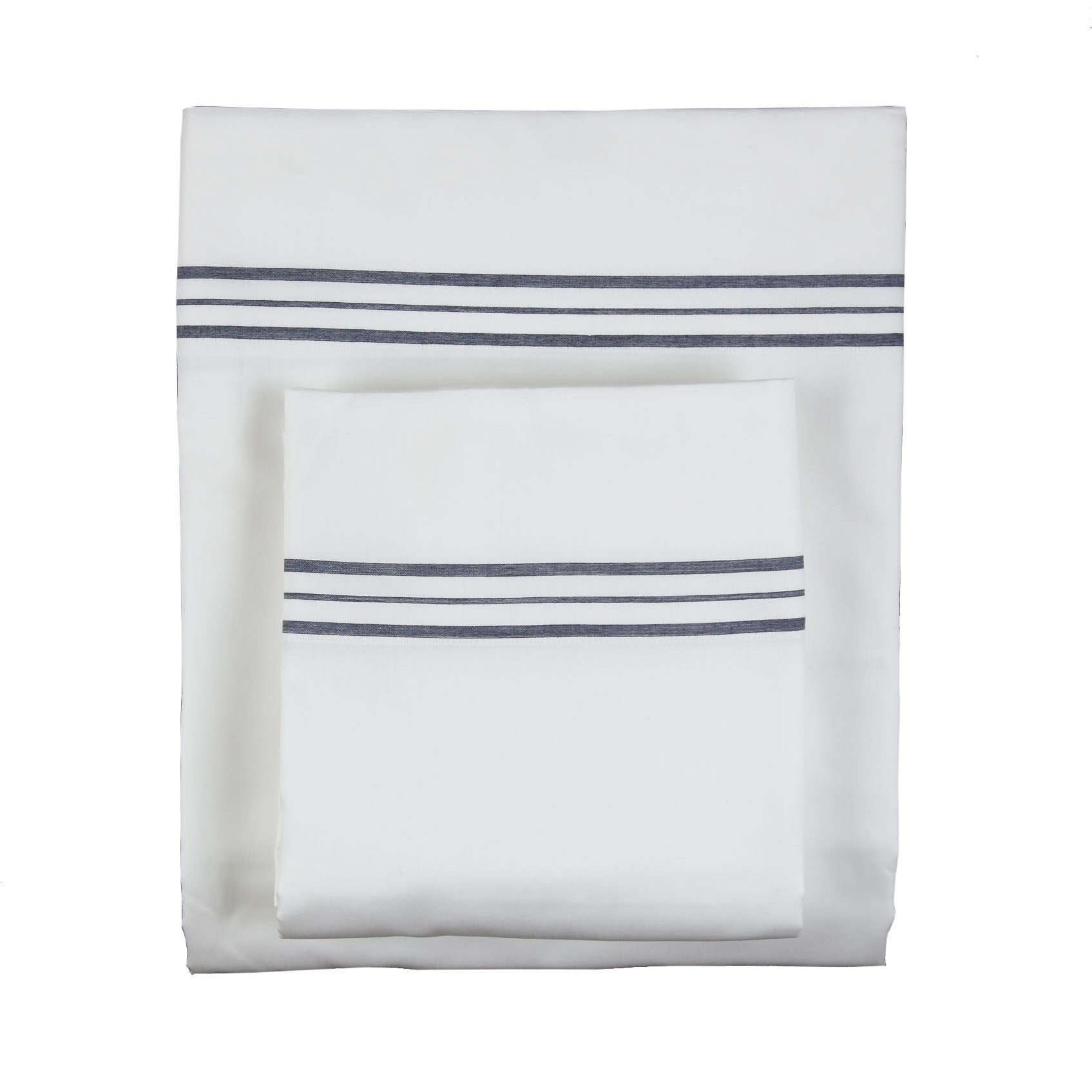 Premium Hem Stripe Sheet Set - Soft & Breathable Bed Sheets for Ultimate Comfort - Perfect for Home, Hotel, and Guest Room Use