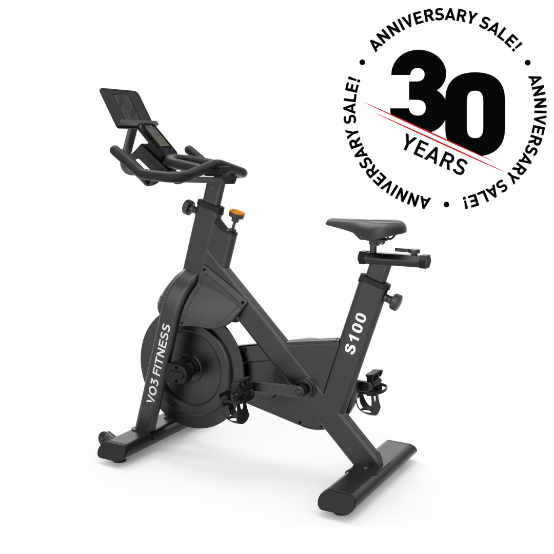 VO3 Fitness S100 Indoor Cycling Bike - Stationary Exercise Bike for Home Gym, Cardio Workout & Weight Loss - Perfect for Home Fitness & Spin Classes