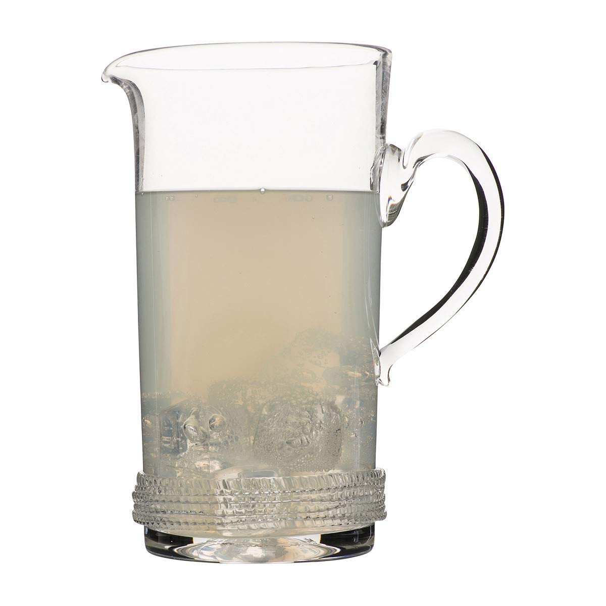 Juliska Dean Pitcher - Elegant Glass Pitcher for Iced Tea, Lemonade & Water - Perfect for Entertaining, Parties & Home Decor