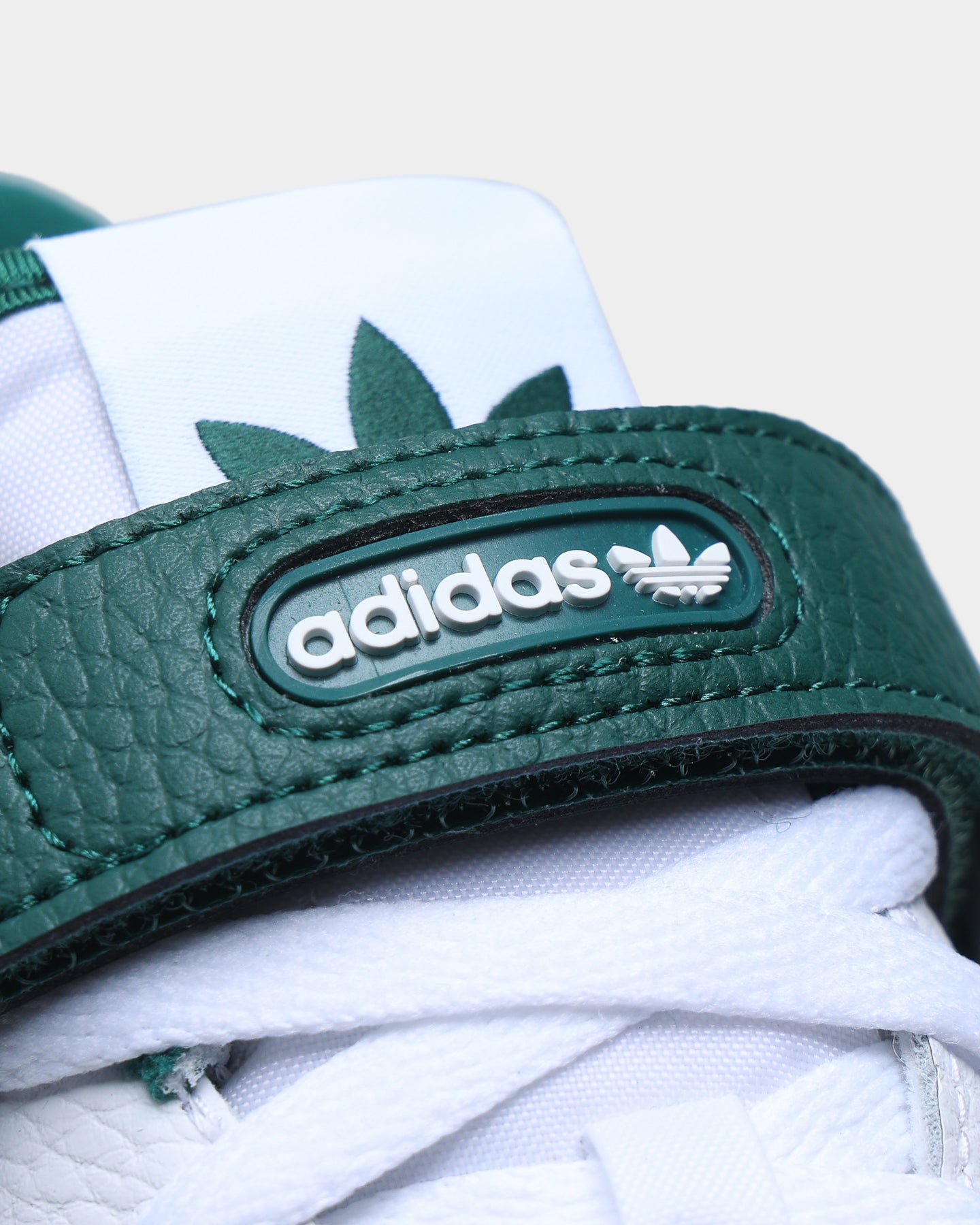 Adidas Forum Low Sneakers - Cloud White, Collegiate Green & White | Men's Casual Shoes for Everyday Wear & Street Style