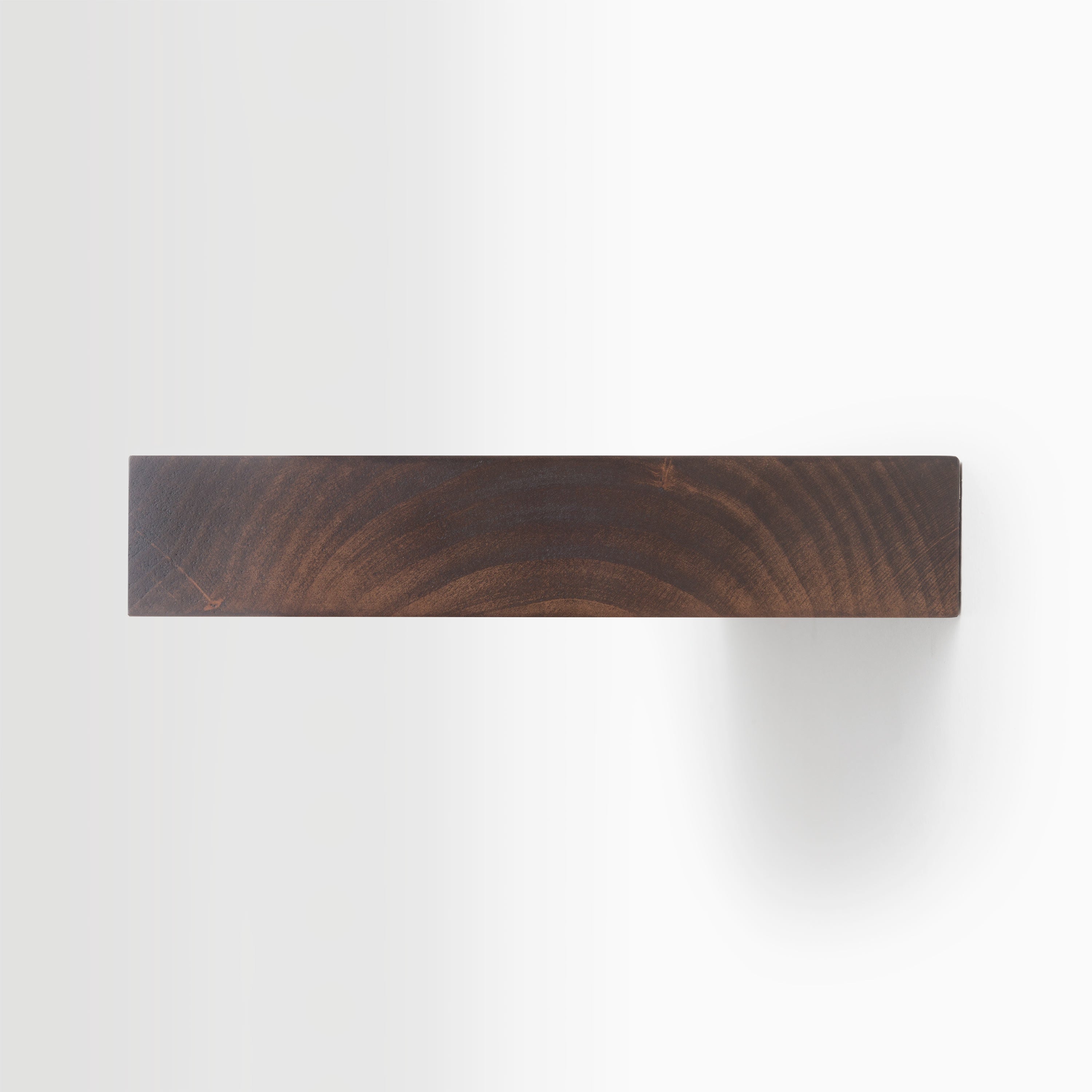 Aksel Inlay Espresso Floating Shelf - Modern Wood Wall Shelf for Home Decor, Kitchen, Bathroom & Living Room Storage