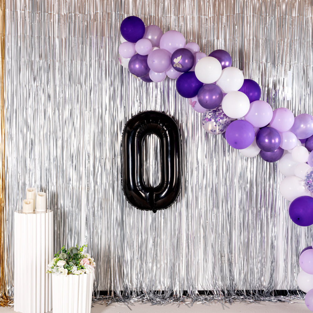 Balloonify Black Mylar Letter O Balloon - 40 Inch Large Foil Alphabet Balloon (1 Count) for Birthday Parties, Graduation Decorations & Photo Backdrops