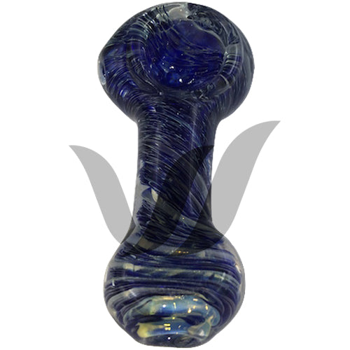 Premium Glacier Spoon Pipe - Portable Glass Smoking Pipe for Herbs & Tobacco | Perfect for Travel, Camping & Outdoor Adventures