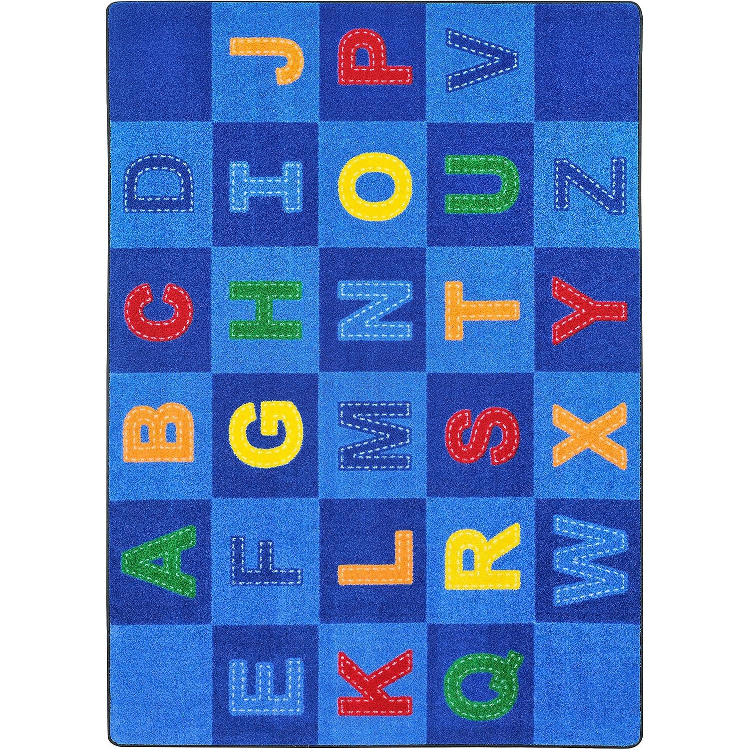 Joy Carpets Kid Essentials Patchwork Letters 5'4