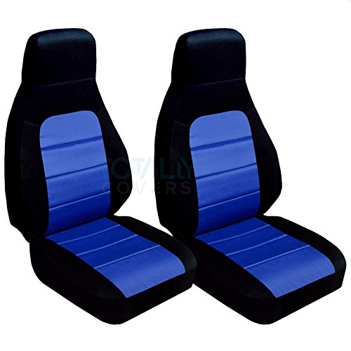 Black and Dark Blue