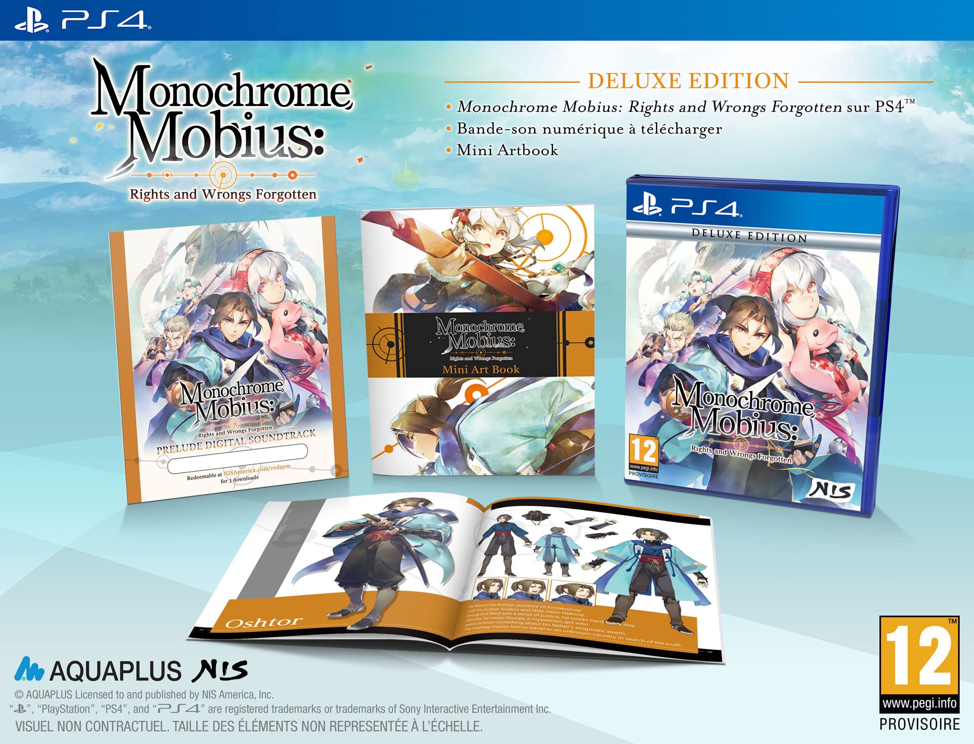 Monochrome Mobius: Rights and Wrongs Forgotten - Deluxe Edition for PlayStation 4 | JRPG Adventure Game | Perfect for Anime Fans & Story-Driven Gamers