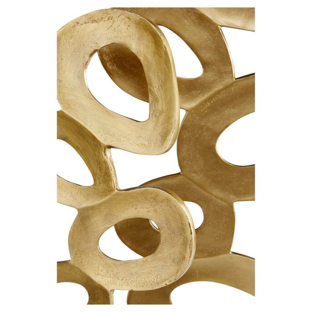 Cyan Design 11178 Chellean Lux #1 Sculpture in Gold - Elegant Home Decor for Living Room, Office & Luxury Gifts