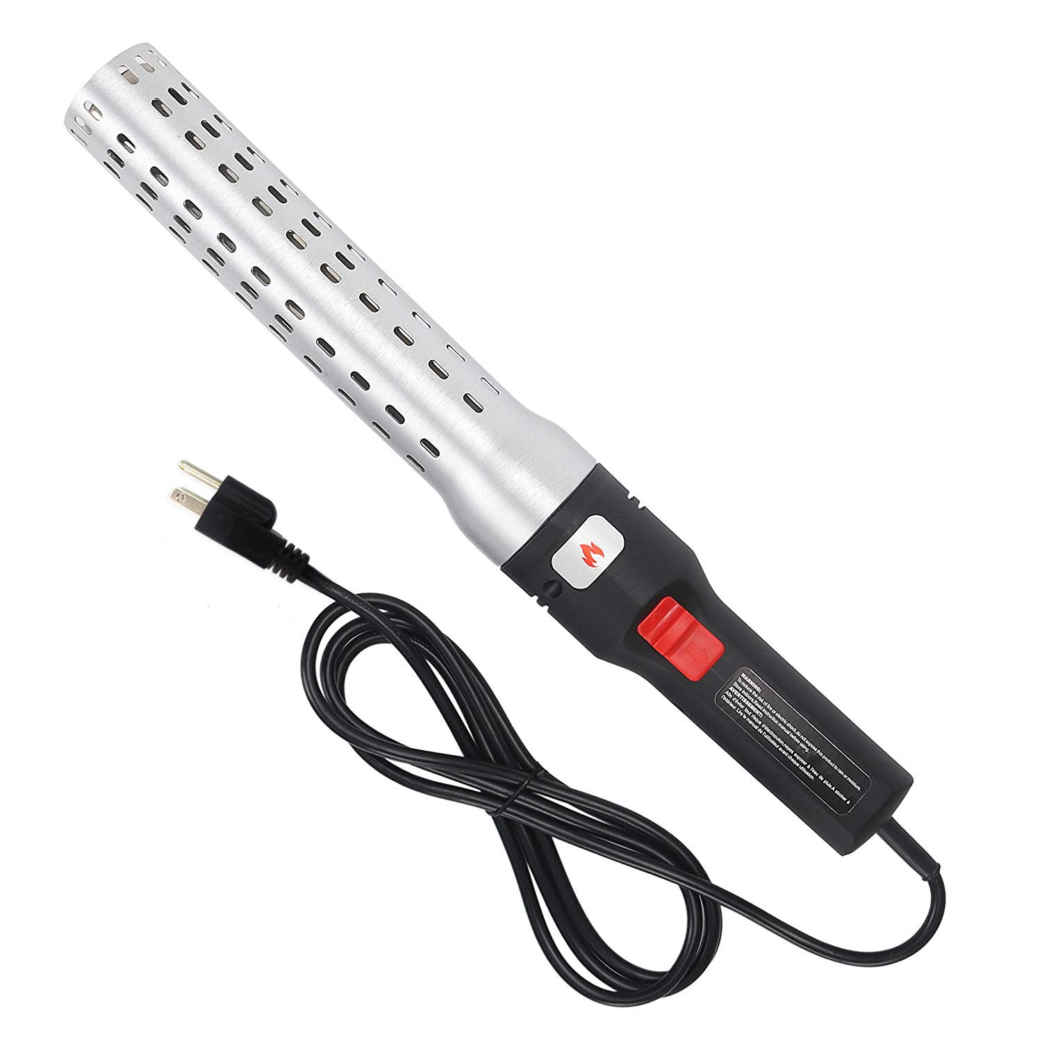 Fast Electric Fire Starter - Rechargeable BBQ Charcoal Lighter & Grill Igniter Tool for Camping, Backyard Grilling & Outdoor Cooking