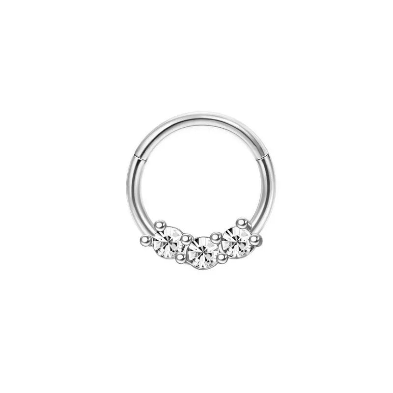 Trendy Hinged Nose Rings for Women - 14K Gold & Sterling Silver Septum Hoops - Perfect for Everyday Wear, Parties & Special Occasions