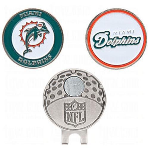 Team Golf NFL Golf Cap Clip with 2 Removable Double-Sided Enamel Magnetic Ball Markers - Easy Hat Attachment for Golfers | Perfect for Golf Course, Training, and Sports Events
