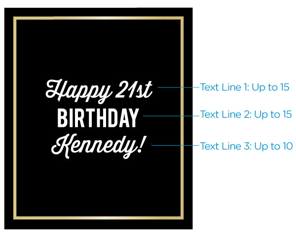 Custom Wine Bottle Labels for Birthdays - Personalized Boozy Birthday Gifts for Parties & Celebrations