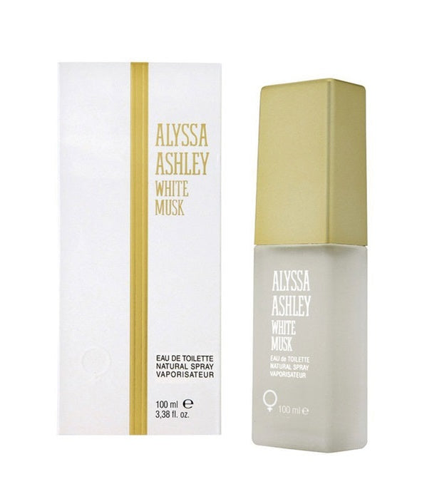 Alyssa Ashley White Musk Eau De Toilette Spray for Women - 3.4oz/100ml Fresh Floral Perfume | Daytime Wear, Office & Date Night Fragrance