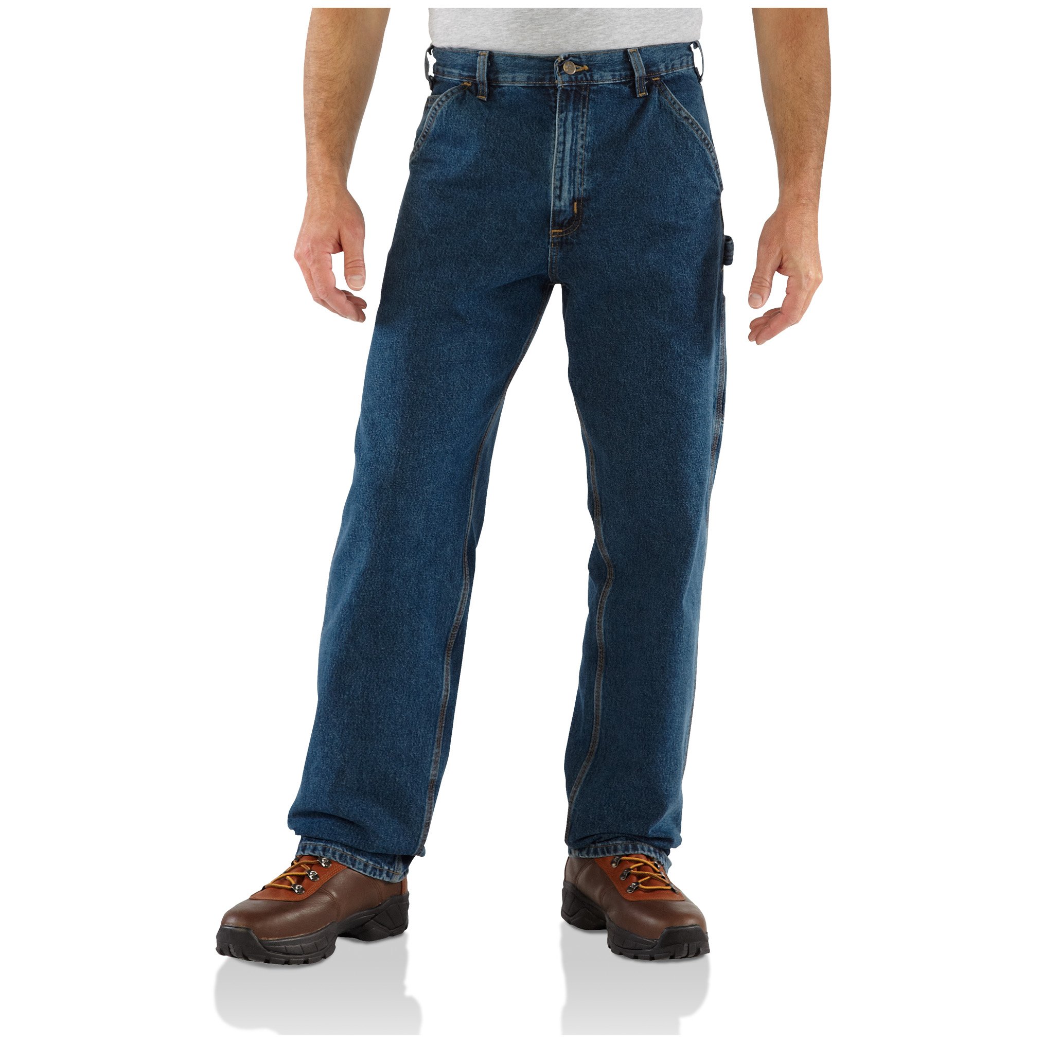 Carhartt Men's Loose Fit Utility Jean Durable Work Pants - Regular & Big & Tall Sizes for Construction, Farming & Outdoor Workwear
