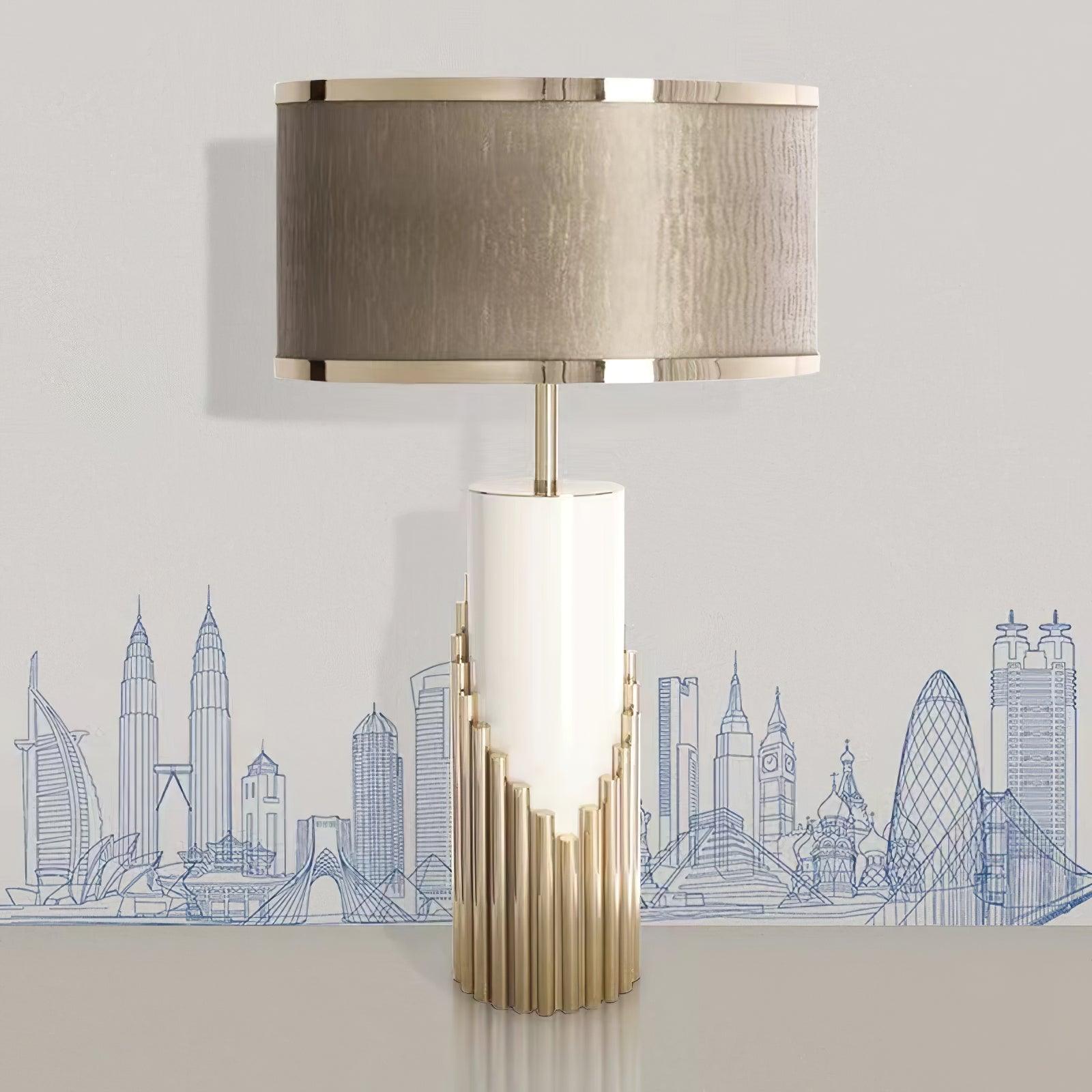 Modern LED Streamline Table Lamp - Adjustable Brightness, Energy Efficient, Sleek Design for Bedroom, Living Room, or Office Desk Lighting