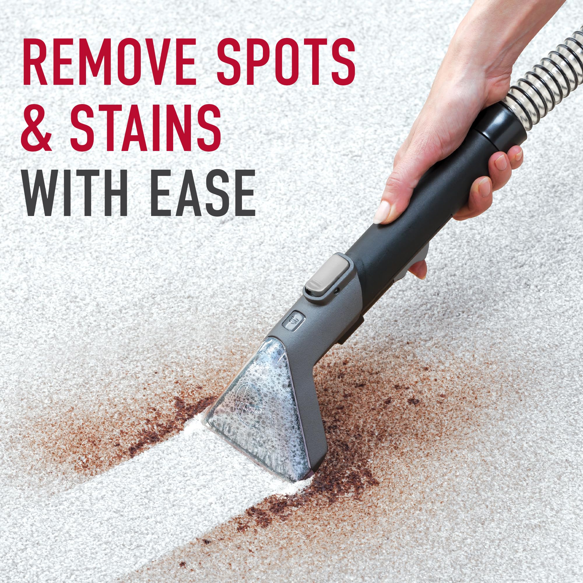 Hoover Spotless Portable Carpet & Upholstery Cleaner | Lightweight Car Shampooer | Pet Stain Remover for Home & Auto | Works with Hoover Cleaning Solutions | Perfect for Cars, Sofas & Pet Accidents