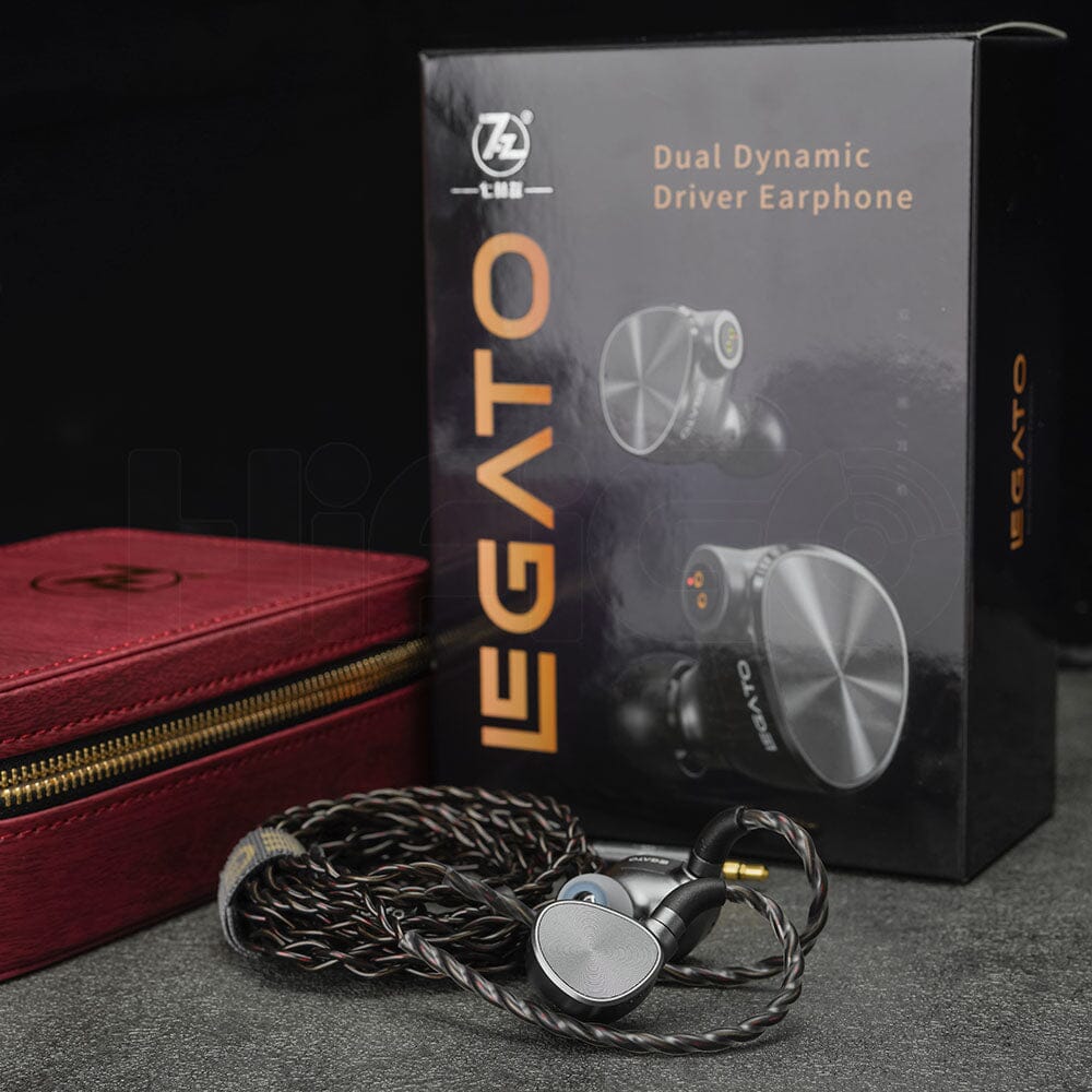 7HZ Legato Dual Dynamic Driver IEMs - High Fidelity In-Ear Monitors for Audiophiles | Perfect for Music, Gaming & Studio Recording