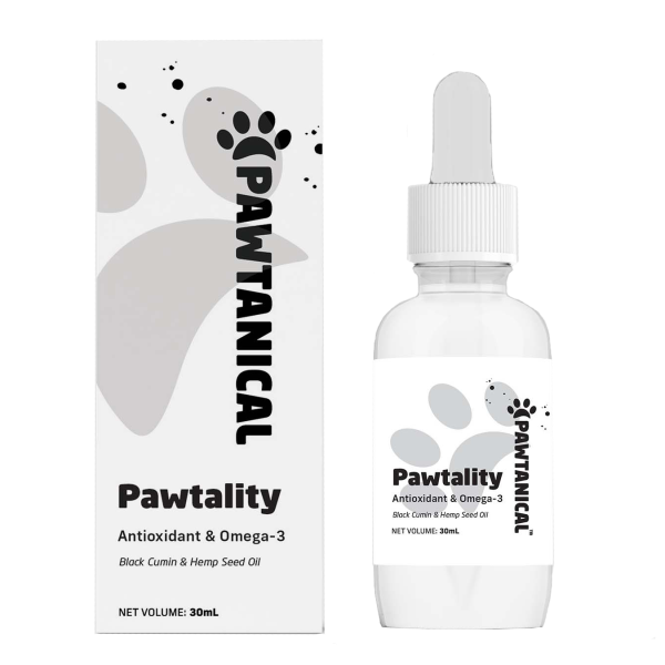 Organic Black Cumin & Hemp Seed Oil for Dogs & Cats - 30ml | Skin & Coat Supplement | Supports Allergy Relief & Immune Health | Perfect for Daily Wellness Routine & Seasonal Care