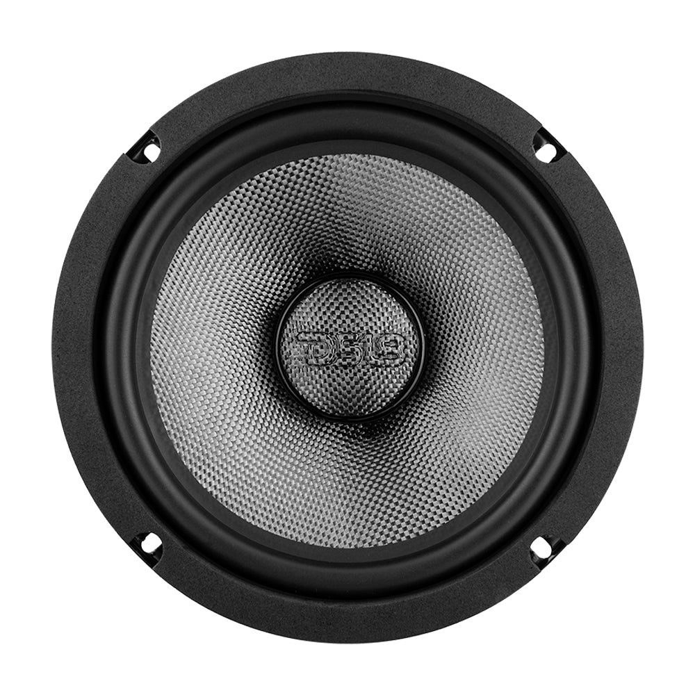 PRO 8 Neodymium Carbon Fiber Water-Resistant Mid Bass Loudspeaker - 300W RMS, 2 Ohm for Car Audio & Marine Stereo Systems