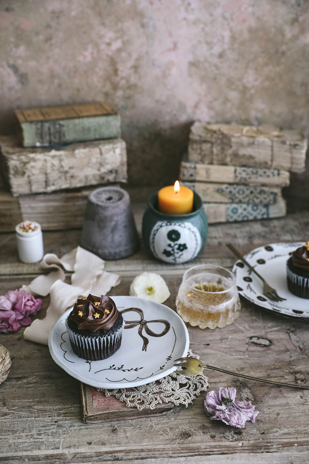 Hand Painted Ceramic Bowls and Plates Set - Elegant Dinnerware for Home Dining, Parties & Gifts | Microwave & Dishwasher Safe