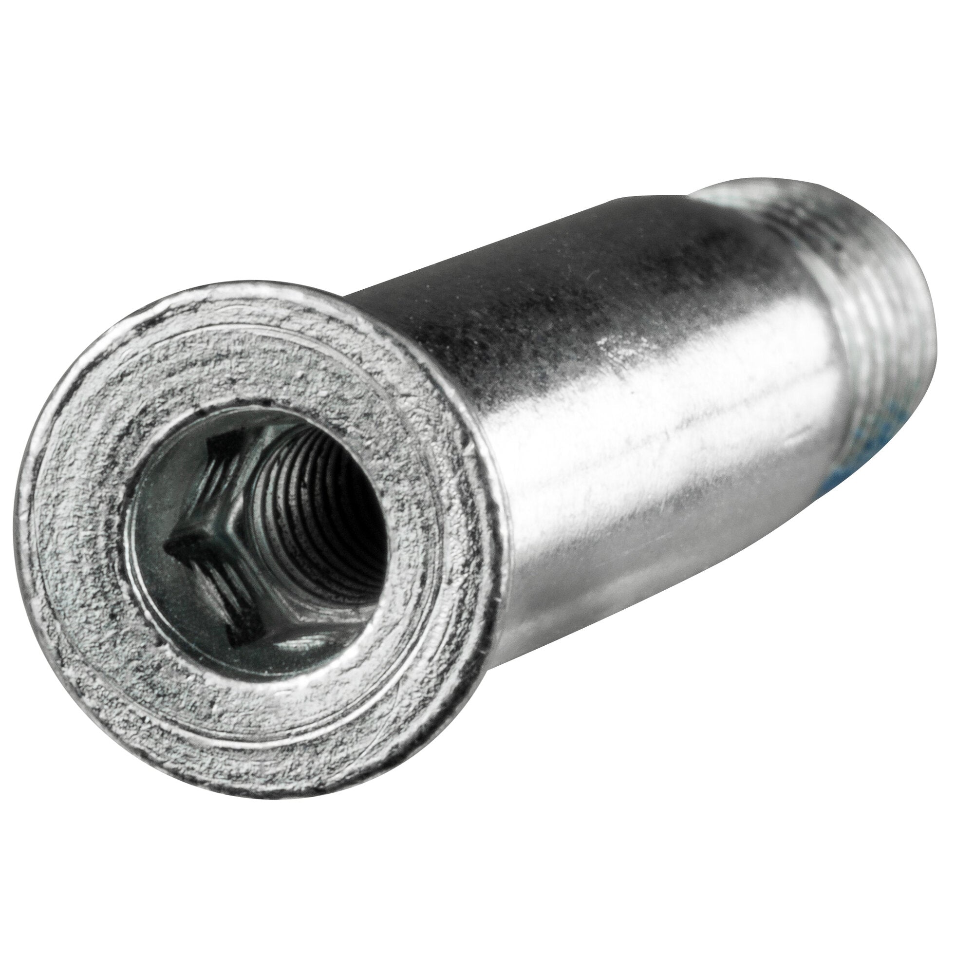 High-Quality Steel Single Axle for Brake Systems - Hex M4 Thread 35mm/8mm - Perfect for Bicycle & Motorcycle Maintenance & Repairs