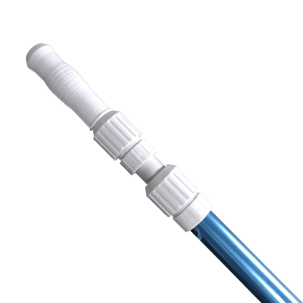 SKM Pool Clean XXL Set - Premium Swimming Pool Cleaning Kit for Large Pools | Heavy-Duty Pool Maintenance Tools with Telescopic Pole, Brush, Net & Vacuum Head | Perfect for In-Ground & Above-Ground Pools