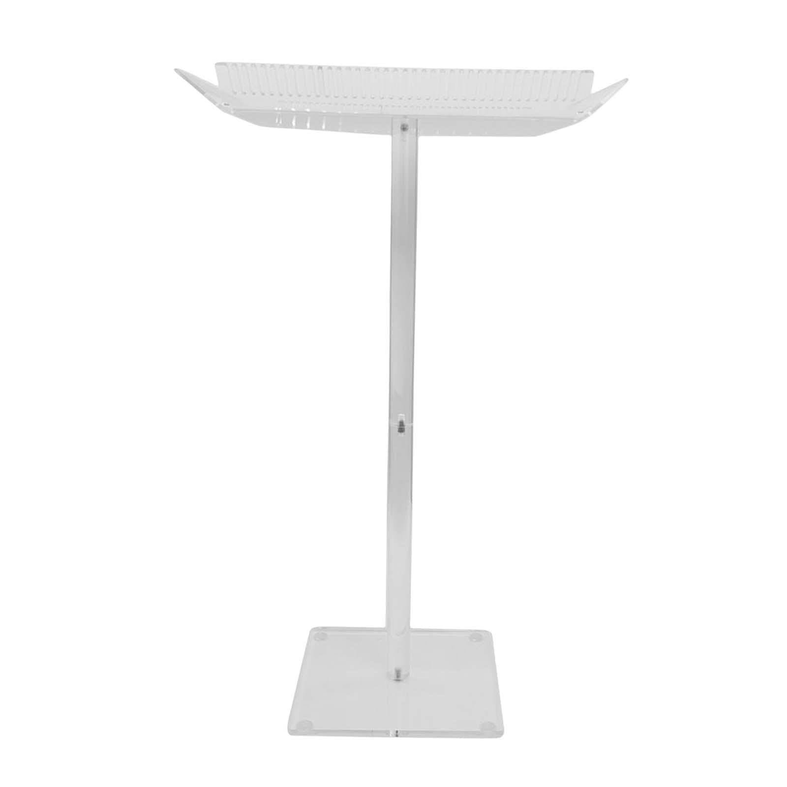 Fenteer Acrylic Hair Extension Stand & Hanger Tray - Unisex Hair Separator Holder for Washing, Coloring, and Storage - Perfect for Salon, Home, and Travel Use