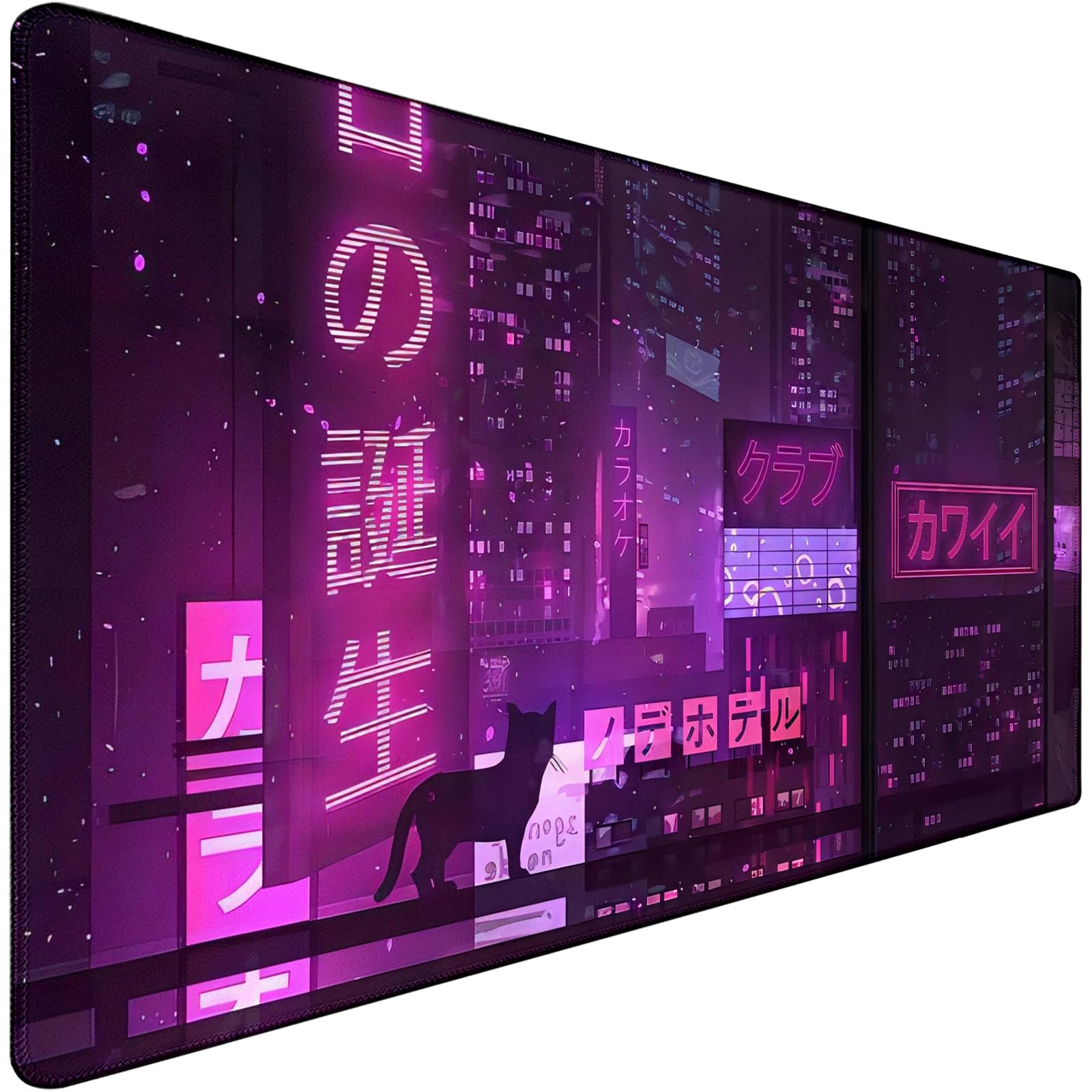 Large Gaming Mouse Pad 31.5x15.7 Inch - XXL Extended Mouse Mat with Non-Slip Rubber Base & Stitched Edges - Waterproof Desk Pad for PC, Laptop, Office & Home Gaming Setup - Perfect for Gamers, Programmers & Office Workers