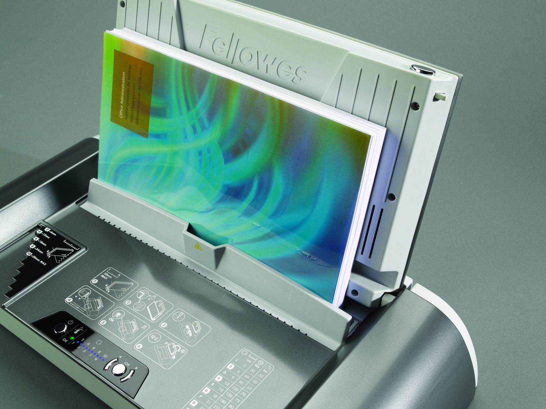 Fellowes Helios 30 Thermal Binding Machine - 300 Sheet Capacity, 4-Minute Heat Up, Sleep Mode & Safety Features for Office Documents | A4 Paper Binder for Reports, Presentations & Professional Documents (Graphite)