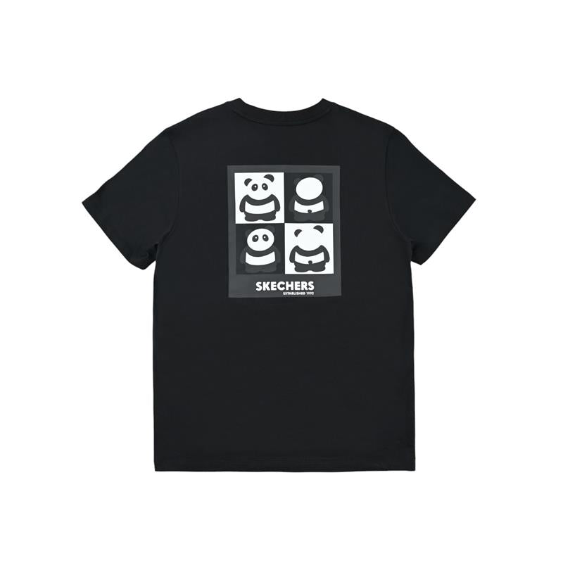 PANDA Graphic Short Sleeve T-Shirt for Men & Women - Soft Cotton Casual Tee - Perfect for Streetwear, Summer Outfits & Gifts L325UHK5/0018