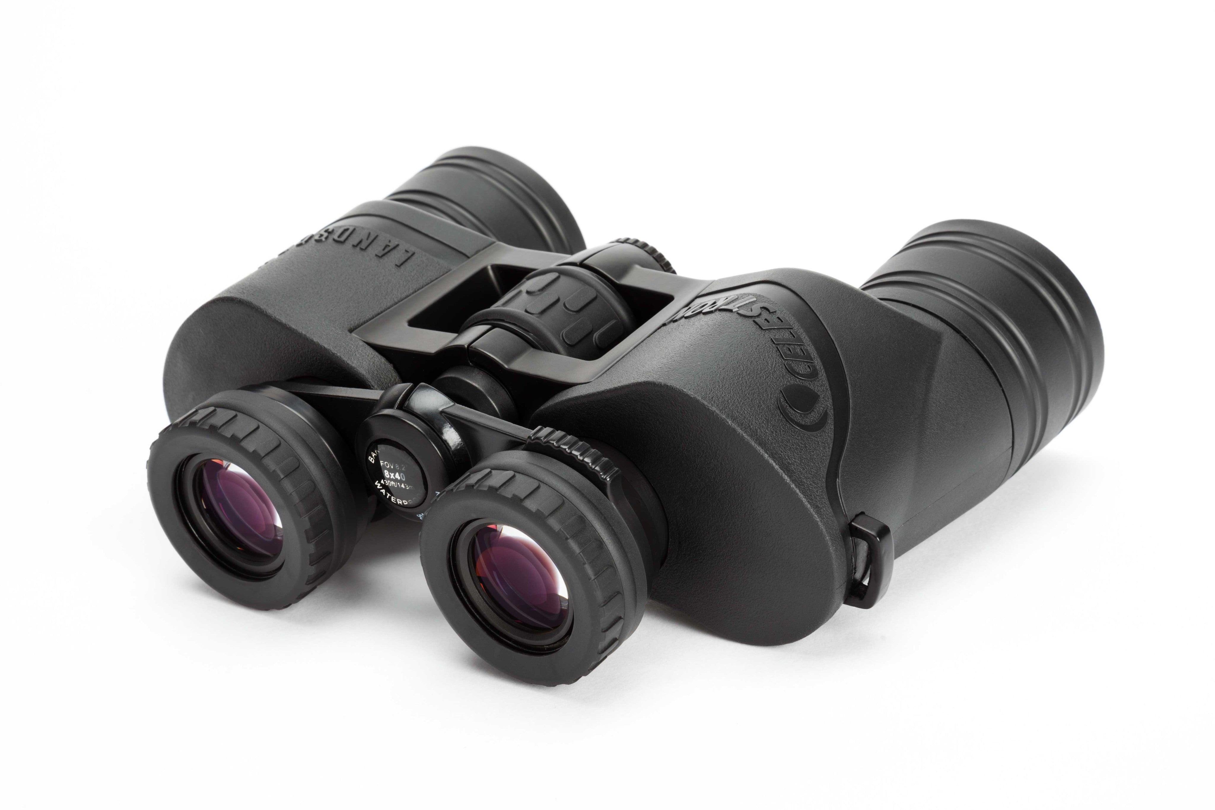 LandScout 8x40mm Porro Prism Binoculars for Adults - High Power Waterproof Compact Binoculars for Bird Watching, Hunting, Hiking & Outdoor Adventures