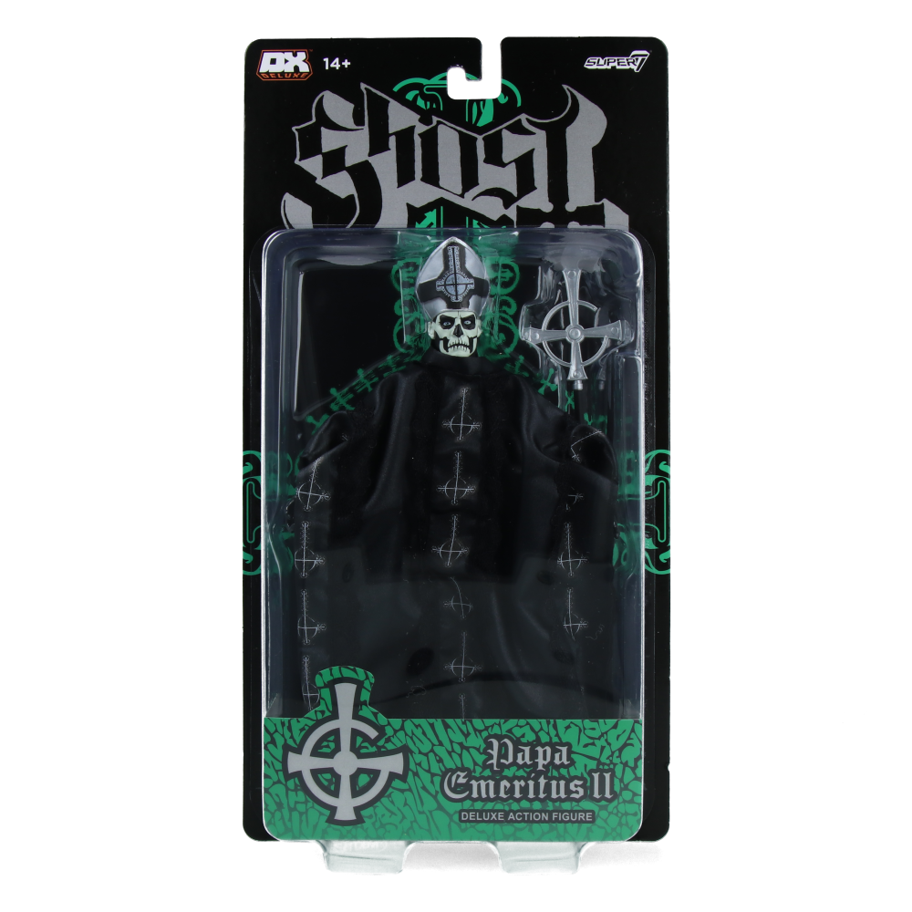 Ghost Deluxe Papa Emeritus II Action Figure - Collectible Band Merchandise for Fans & Music Lovers | Perfect for Display, Gifts, and Themed Decor