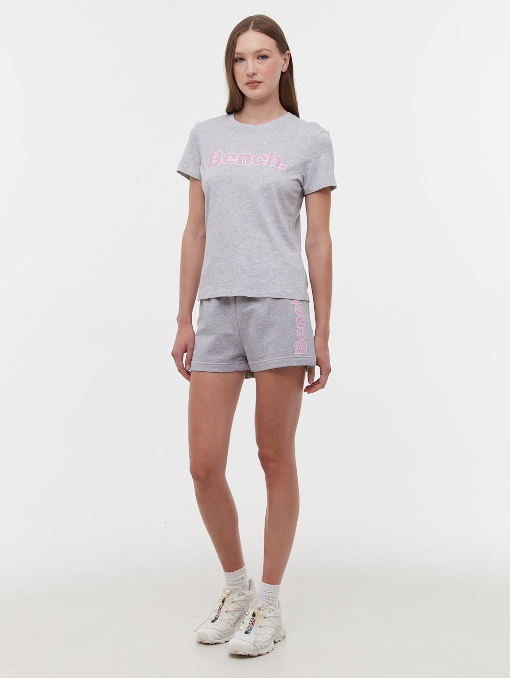 Phoebe Hip Logo Jogger Shorts for Women - Comfortable Athletic Running Shorts with Stylish Design - Perfect for Gym, Yoga, and Casual Wear