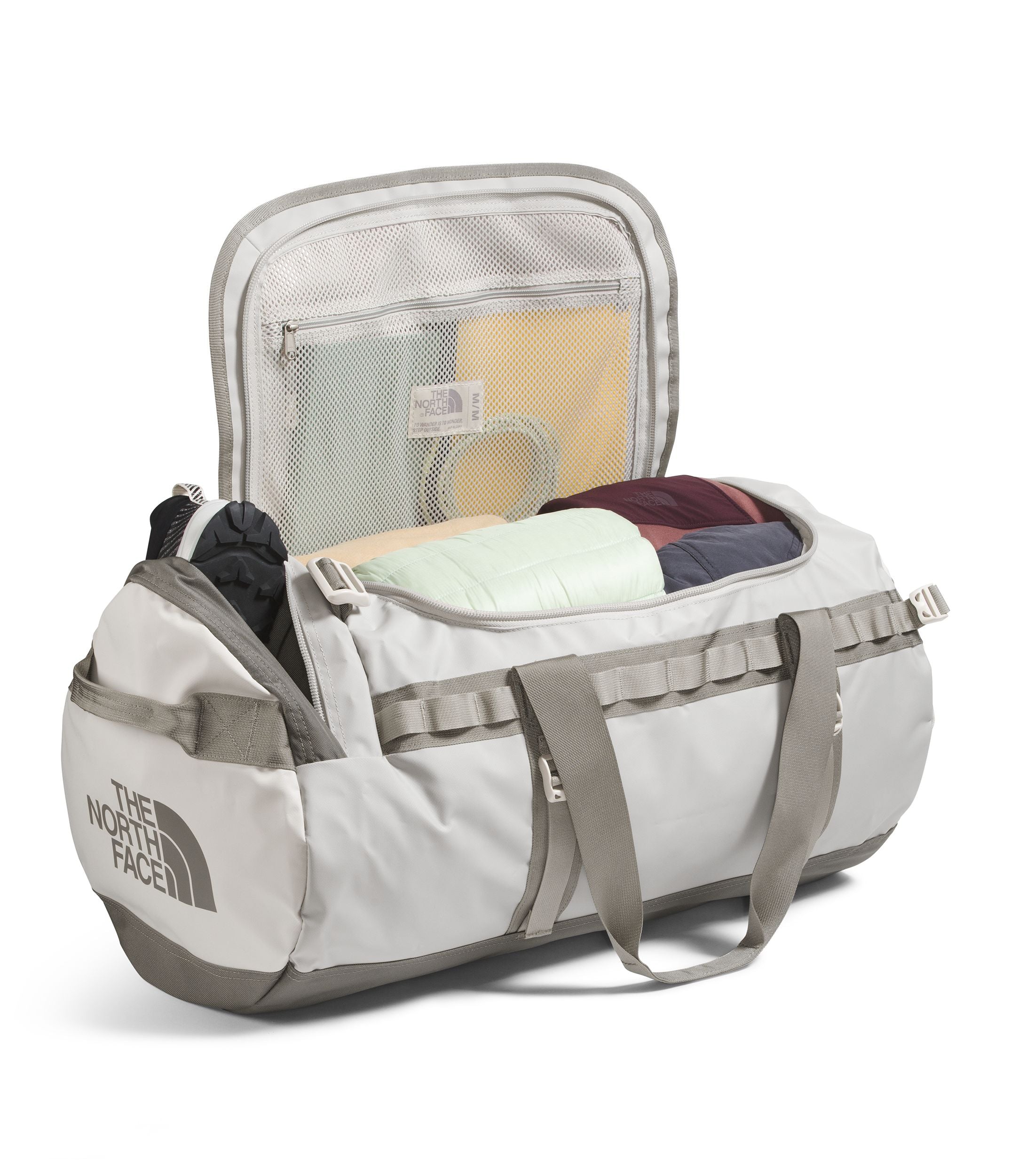 The North Face Base Camp Duffel Bag - Medium Size Travel Duffel for Camping, Hiking & Outdoor Adventures - Water-Resistant Gear Bag for Gym, Work & Weekend Trips