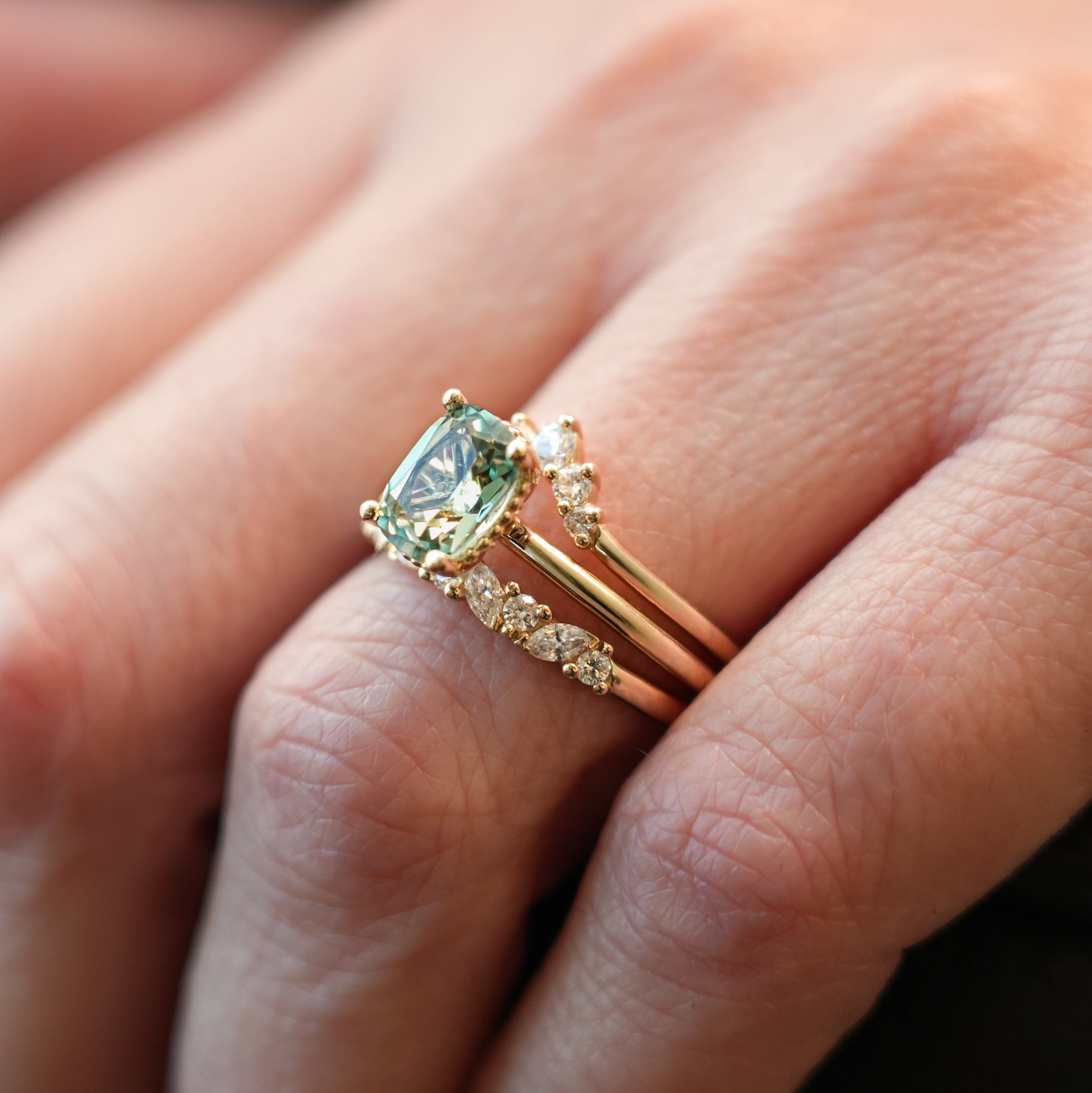 Daphne Solitaire Ring - Elegant 14K Gold Minimalist Engagement Ring for Women | Perfect for Proposals, Weddings & Anniversaries