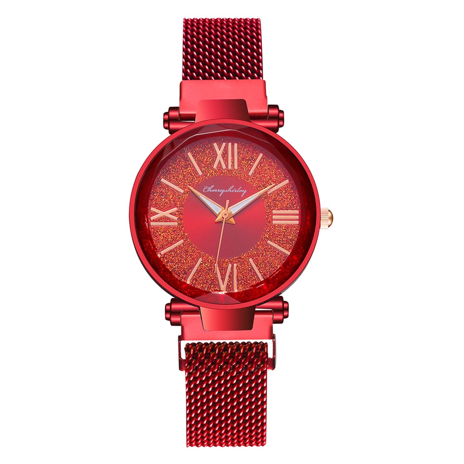 Women's Analog Quartz Watch - Fashion Classic Sports Design, Stainless Steel Mesh Band, Business Casual Wristwatch for Office, Travel, and Everyday Wear