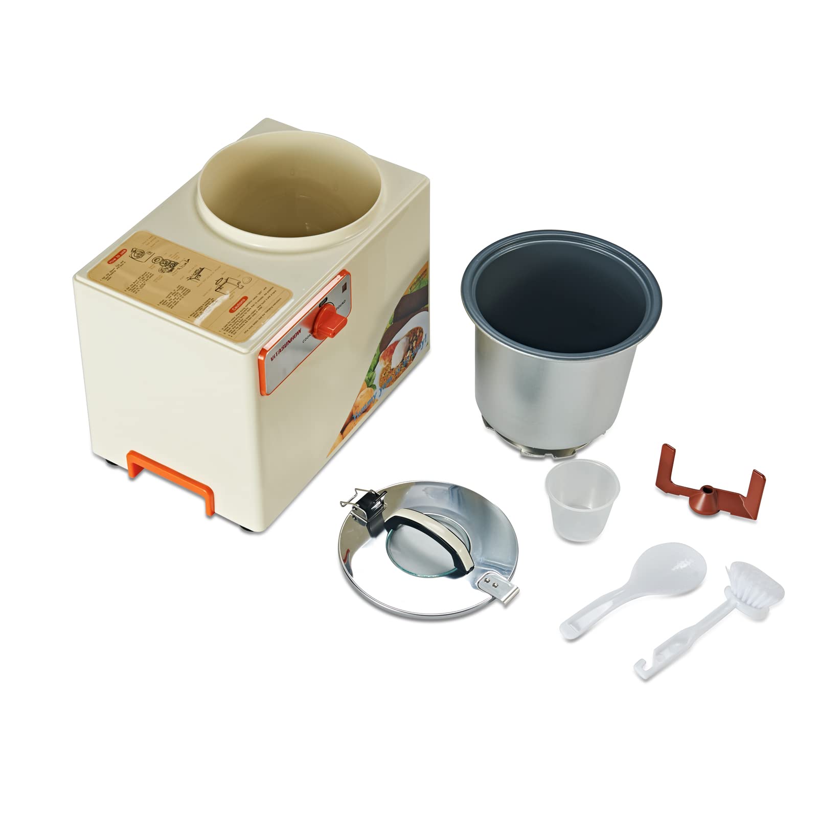 Electric Yam Pounding Machine - 3.6L Capacity for Boiling & Pounding Yam, Cassava Fufu, Plantain Fufu Effortlessly | Perfect for African Cuisine, Restaurants & Home Cooking