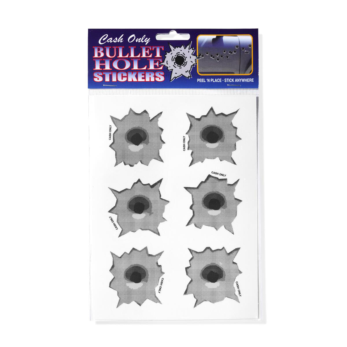 Bullet Hole Decal Stickers - Realistic Car & Laptop Vinyl Decals for DIY Customization - Perfect for Halloween, Prank Gifts & Themed Parties