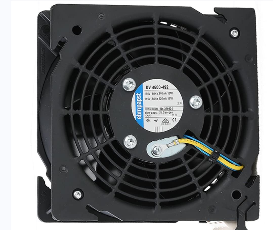 DV4600-492 120x38mm 115V 240mA 19W Cooling Fan - High Performance PC Case Fan for Computer Cooling, Server Rack, Gaming Rig & Electronics Ventilation