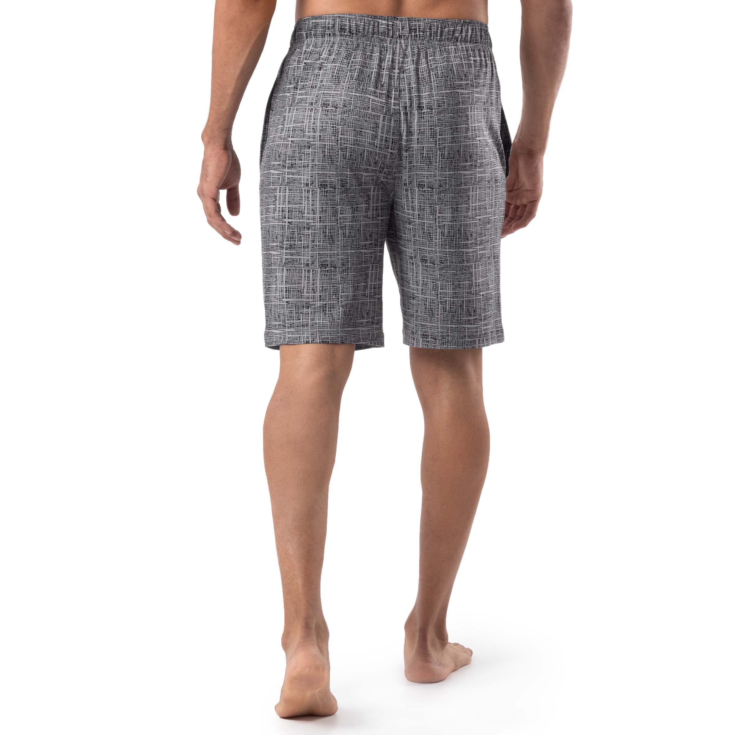 Van Heusen Men's Jersey Knit Sleep Shorts - Soft Cotton Lounge Pajama Shorts for Men, Comfortable Sleepwear & Home Wear - Perfect for Nighttime, Lounging & Summer Comfort