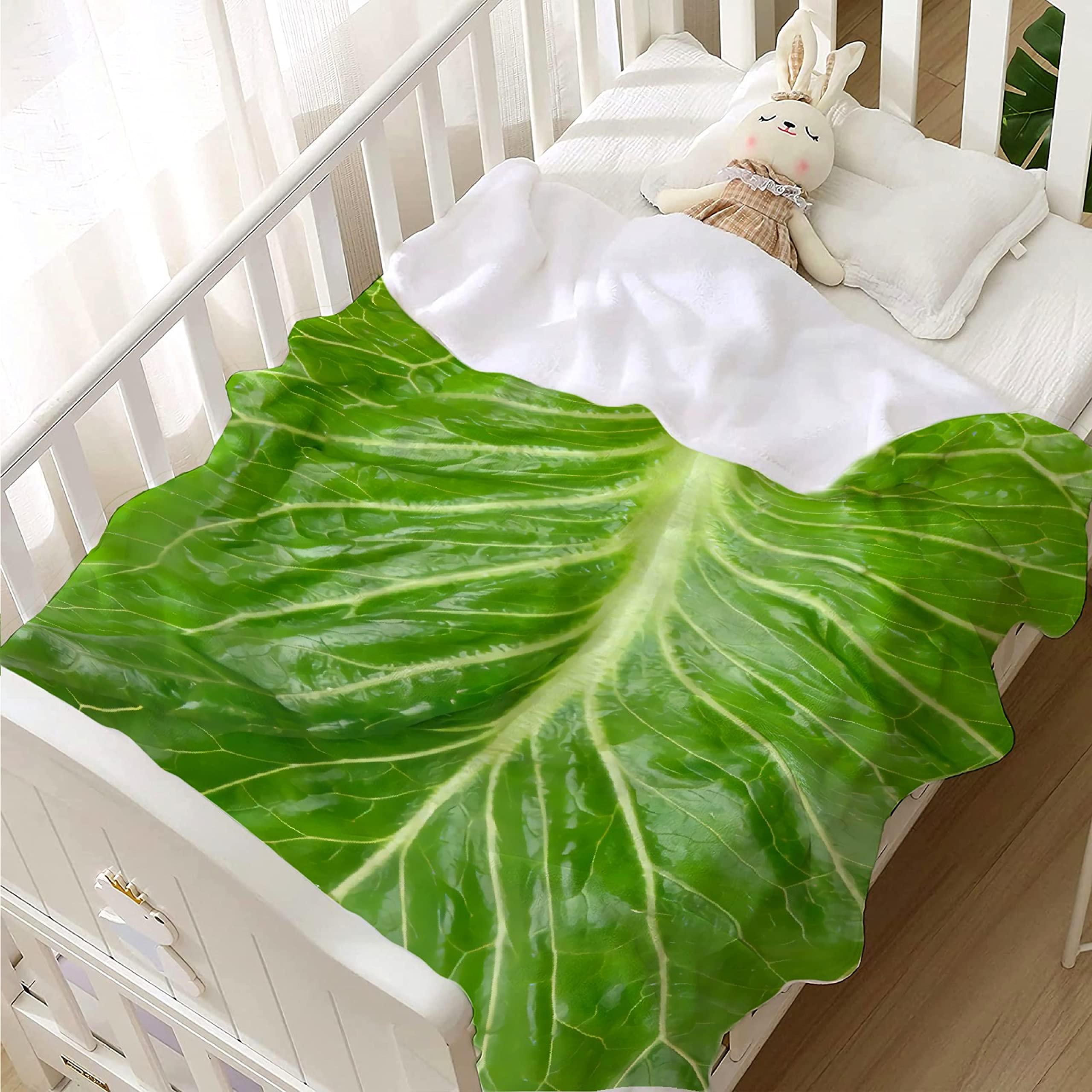 Super Soft Flannel Fleece Lettuce Blanket - Lightweight Cozy Microfiber Throw for Couch, Sofa & Bed | All Season XS 40