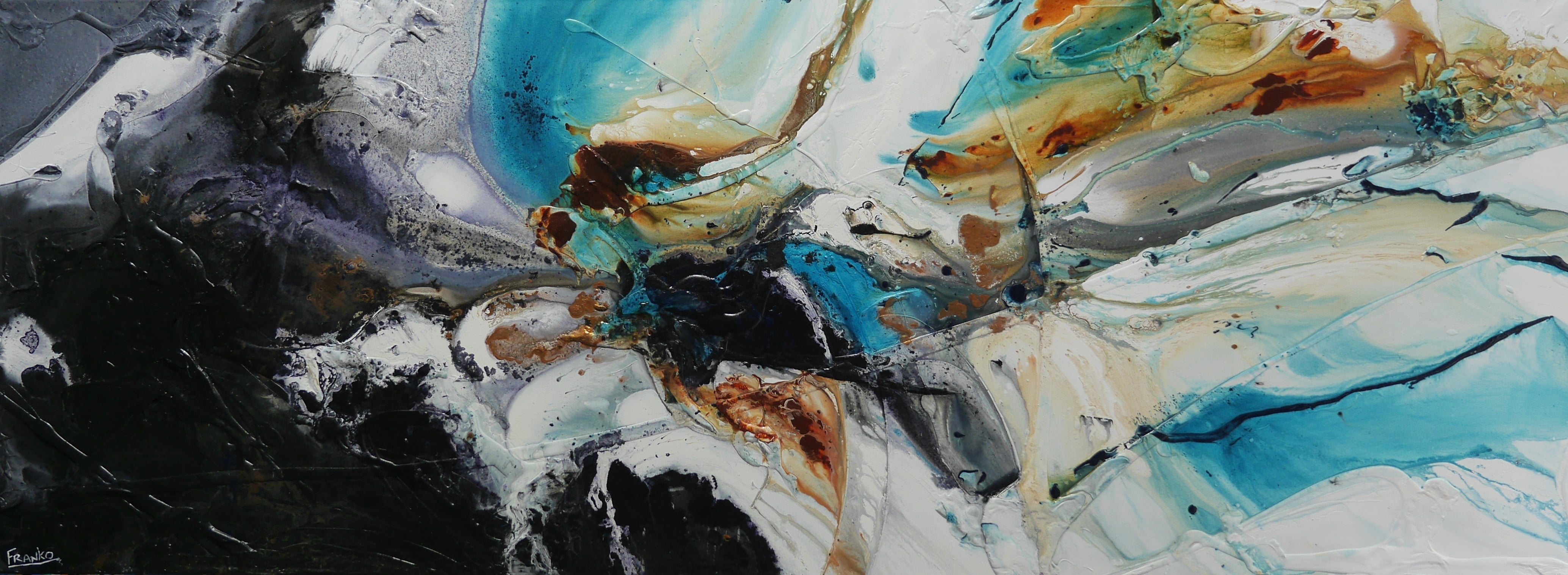 Abstract Textured Wall Art Painting 106